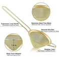 thumbnail image 2 of Fine mesh strainer, stainless steel tea strainer, 2 of 5