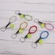 thumbnail image 1 of Llavero de plástico, 6 piezas, mini llavero colgante, mini llavero de tenis, llaveros, rendimiento confiable, 1 of 12