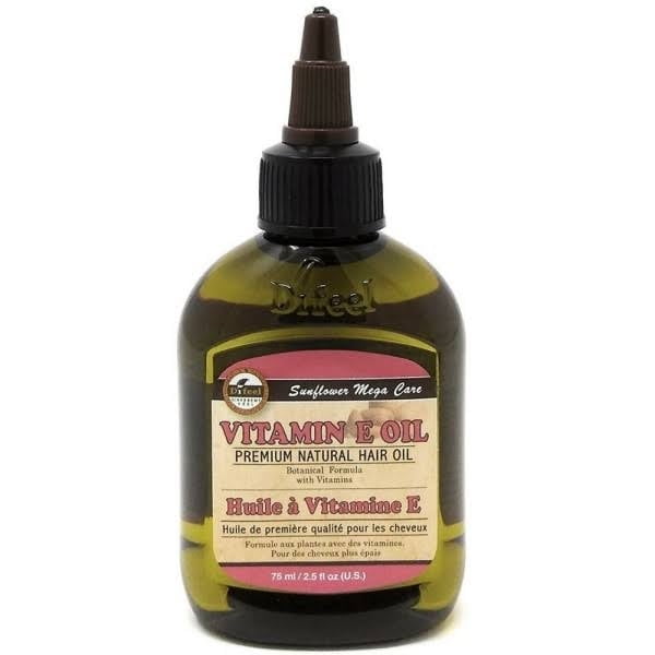 Sunflower Mega Care Hair Oil Vitamin E Pink 2.5 Oz.