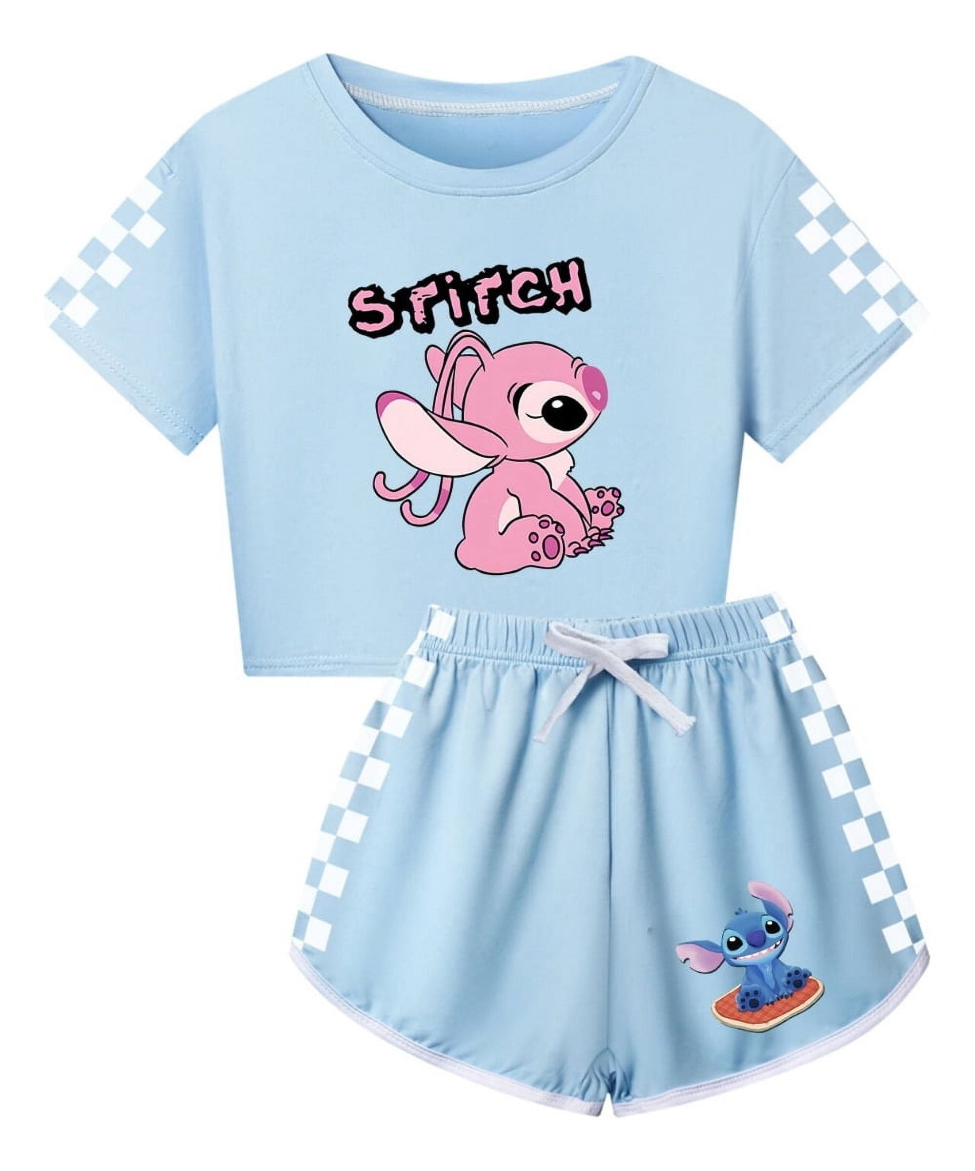 Barbie Girls 2-Piece Outfit Set - T-Shirt And Shorts With Logo Print, Lightweight Summer Clothes For Kids
