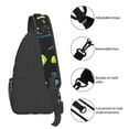 thumbnail image 5 of Invader Zim Crossbody Bag Casual Sling Backpack Chest Bag Multipurpose Crossbody Shoulder Bag Hiking Daypacks, 5 of 9