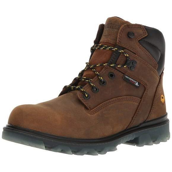 Wolverine Men's I-90 Waterproof Composite-Toe 6" Construction Boot, Sudan Brown, 10.5 Extra Wide US