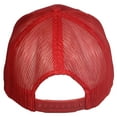 thumbnail image 4 of Tropic Hats Adult Embroidered Trump MAGA 6 Panel Trucker Cap W/Snapback - Red/Red, 4 of 4