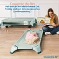 thumbnail image 6 of ECR4Kids Stackable Cozy Cot with Storage, Sage, 6-Pack, 6 of 9