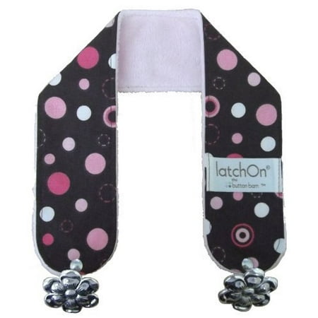 LatchOn Nursing Blanket Strap - turns any blanket into a nursing cover (Minky Pink Floral)