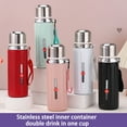 thumbnail image 2 of Unique Stainless Steel Insulated Bottle with Cup Cold and Cold Beverages Container Vacuum Flasks for Backpacks Sport, 2 of 7
