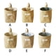 thumbnail image 3 of Toystoory Cesta de almacenamiento para colgar en la puerta trasera de la cocina, soporte organizador de bolsillo de yute, bolsas para artículos Almacenamiento y organización del hogar estrella gris, 3 of 6