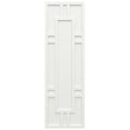 thumbnail image 5 of Ekena Millwork 15"W x 25"H True Fit PVC Hastings Fixed Mount Shutters, Unfinished (Per Pair - Hardware Not Included), 5 of 9