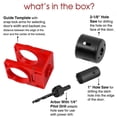 thumbnail image 5 of Door Latch Kit,Door Latch Mortise Tool,Door Installation Kit C, 5 of 5