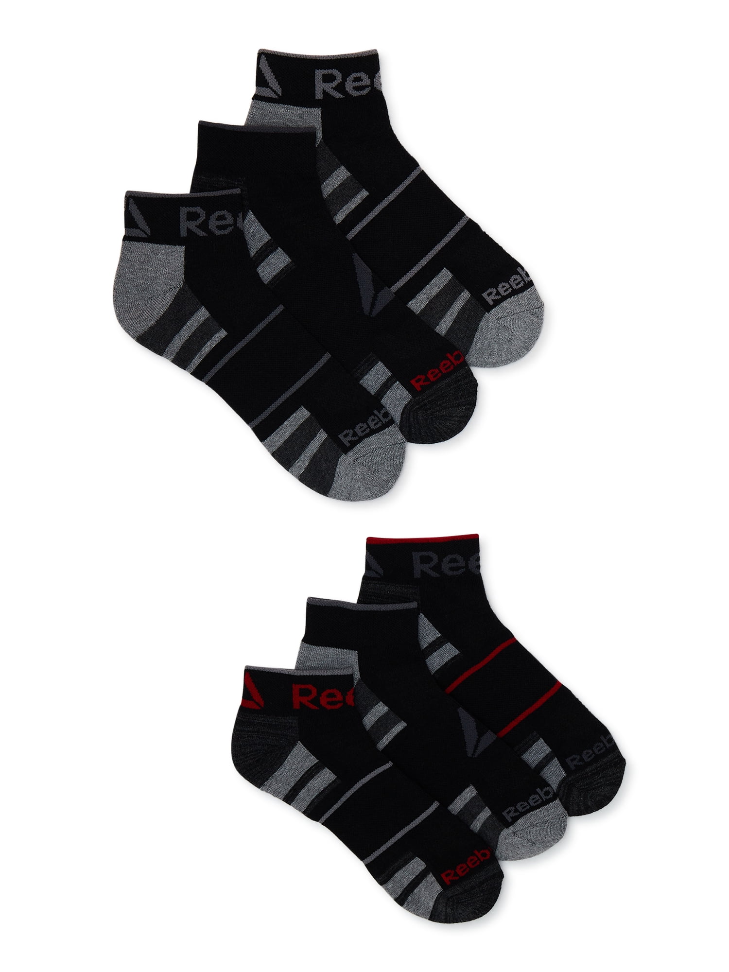 Reebok Men's Training Ankle Socks, 6Pack