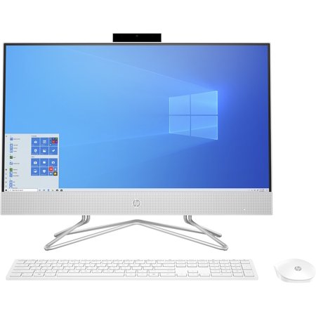 HP 24DF0062DSREF All-in-One Computer - 23.8" Full HD - 1920 x 1080 - Intel Pentium Silver J5040 - 8GB RAM - 256GB SSD - Windows 10 Home - Snow White - Refurbished