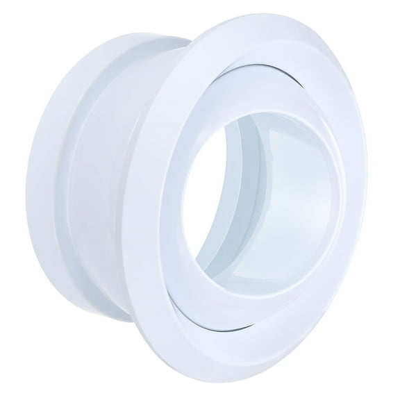 Uxcell 12 Inch Round Air Vent Covers, 1pcs ABS Adjustable Ball Jet Nozzle Air Diffuser for Bathroom Kitchen, White