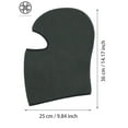 thumbnail image 2 of Luxtrada Unisex Winter Warm Hat Motorcycle Windproof Face Mask Hat Neck Helmet Beanies For Men Women Sports Bicycle Thermal Fleece Balaclava Hat, 2 of 10