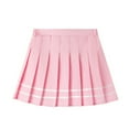 thumbnail image 2 of Girls School Uniform Pleated Ruffle Skirt, Athletic Pleated Skirt for Kids 4-14Y, 2 of 9