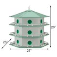 thumbnail image 3 of Heath Outdoor Products AH-18D Deluxe Aluminum Purple Martin House - 18 Room, 3 of 5