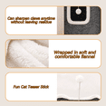 thumbnail image 6 of Small Double Layer Foldable Cube Cat Bed with Plush Hanging Balls, 6 of 6