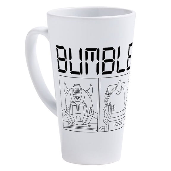 CafePress - Bumblebee - 17 Oz White Ceramic Latte Mug