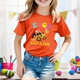 thumbnail image 3 of Easter Shirt for Toddlers Classic Breathable Black Egg Bunny Print Summer Easter Tshirt Boys Kids Toddler 2026 Short Sleeve T-Shirt Tops, 3 of 6