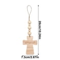 thumbnail image 3 of Intertwined Jute Rope Bead Rural Style Unique Wood Color Tassel Bead Hanging Decoration Home Embellishment Pendant, 3 of 6