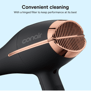 INFINITI PRO CONAIR Full Body & Shine Pro Dryer, Titanium Technology, Diffuser and Concentrator