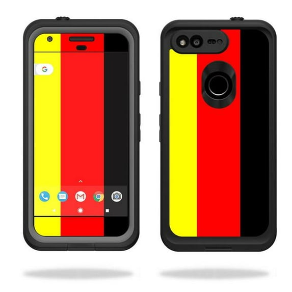 MightySkins LIFGOPIXL-German Flag Skin for Lifeproof Fre Google Pixel XL 5.5 in. Case Wrap Cover Sticker - German Flag