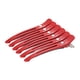 thumbnail image 1 of Pinzas para cabello - Juego de 6 piezas en rojo con ligas extras - Ideal para peinados, tintes y alisados - Ajuste seguro para todo tipo de cabello - Prácticas y portátiles, 1 of 7