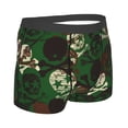 thumbnail image 3 of Bingfone Camouflage Skull Men's Underwear - Casual Stretch Boxer Briefs-Small, 3 of 9