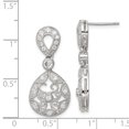 thumbnail image 2 of Primal Silver Sterling Silver Cubic Zirconia Antique Style Earrings, 2 of 4
