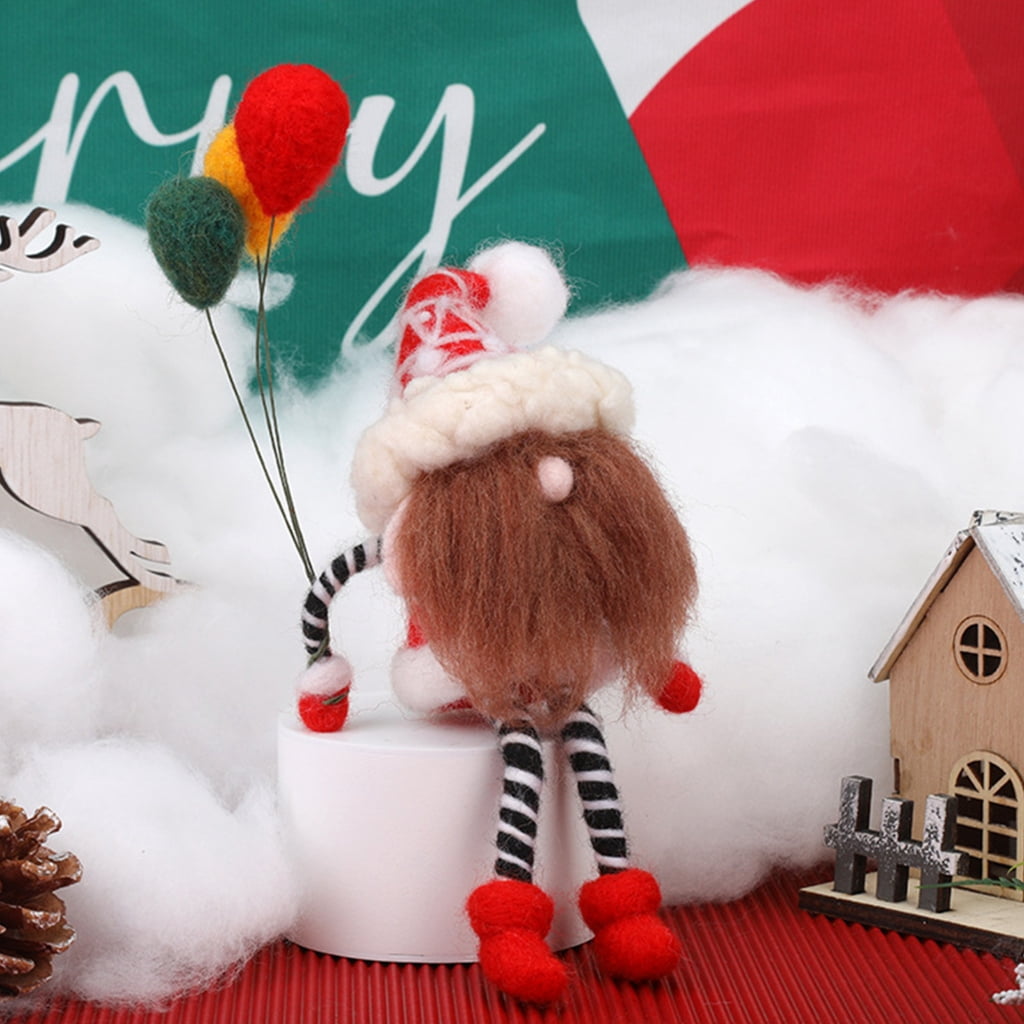 JZROCKER Gnomes Needle Felting Starter Kits Handmade Needle Felting Kits Wool Needle Felting Tool Kits with Felt Tool