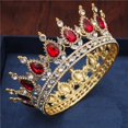 thumbnail image 1 of Crystal Vintage Royal Tiara, Pageant Crown Wedding Hair Accessories, 1 of 1