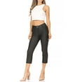 thumbnail image 4 of Women's Casual Comfy Slim Pocket Jeggings Jeans Capri Pants, 4 of 6