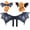 M size, variant on Halloween Pet Bat Wings Costume Accessory, 3D Black Bat Wing Harness for Small Medium Dogs Cats Puppies Kittens, Cute Spooky Cosplay Outfit for Halloween Party Trick Or Treat Pet Photo Props