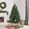 thumbnail image 2 of HOMCOM 6 FT Artificial Christmas Tree with Realistic Branch Tips Green, 2 of 10