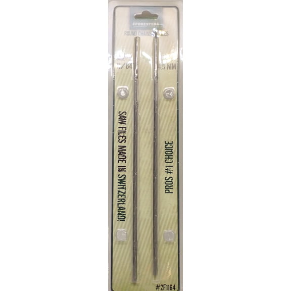 FORESTER CHAINSAW SHARPENING FILES SWISS MADE 2-PACK 11/64 FILE FOR .325 CHAIN