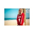 thumbnail image 3 of LIFEGUARD Red Crew Neck Sweatshirt for Women, Teen & Girls, Ladies., 3 of 5