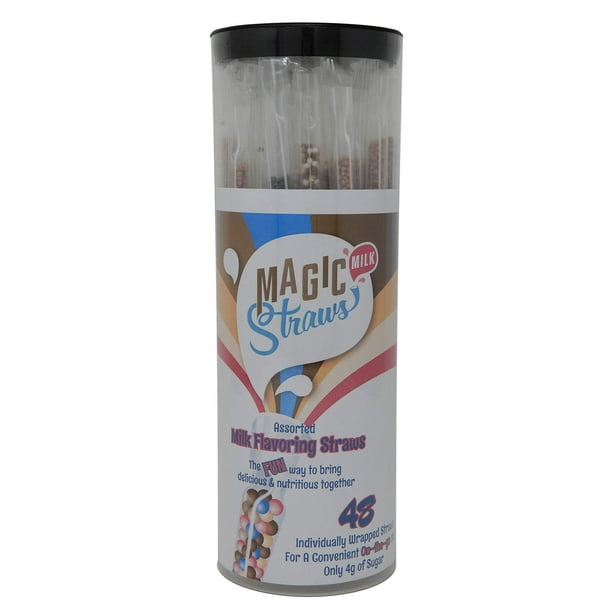 Magic Milk Straws Variety 48 Tube Pack
