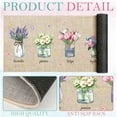 thumbnail image 4 of Spring Kitchen Mats Set of 2 Spring Flower Kitchen Rugs Lavender Tulip Vase Non Slip Floor Mat Seasonal Summer Home Decor for Home Indoor Outdoor Living Room Bedroom Spring Holiday Decor, 4 of 6