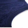 thumbnail image 6 of NTACZA Men Sweaters V Neck Sleeveless Button Down Blue Sweater Cardigan Cozy Plaid with Pocket Vests Jumpers for Men 3XL, 6 of 6