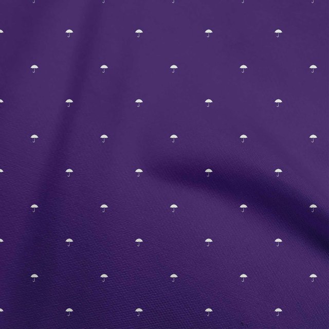 oneOone Rayon Blue Fabric Asian Block Umbrella Sewing Craft Projects Fabric Prints By Yard 56 Inch Wide