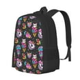 thumbnail image 2 of Daiia Rainbow Unicorn And Cat Icecream Backpack for Men and Women -Durable Backpack Large Capacity, Water-Resistant Bag with Adjustable Straps and Laptop Compartment, 2 of 9