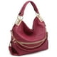 thumbnail image 1 of Bolso Dasein Monederos para mujer, piel vegana, color rojo vino, 1 of 6