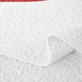 thumbnail image 5 of meiyoeat Retro Baseball Monogrammed B Bed Spread Queen for Boys, American Stars and Stripes Queen Coverlet Set, 3 Pieces, 1 Comforter and 2 Pillowcases, 5 of 7