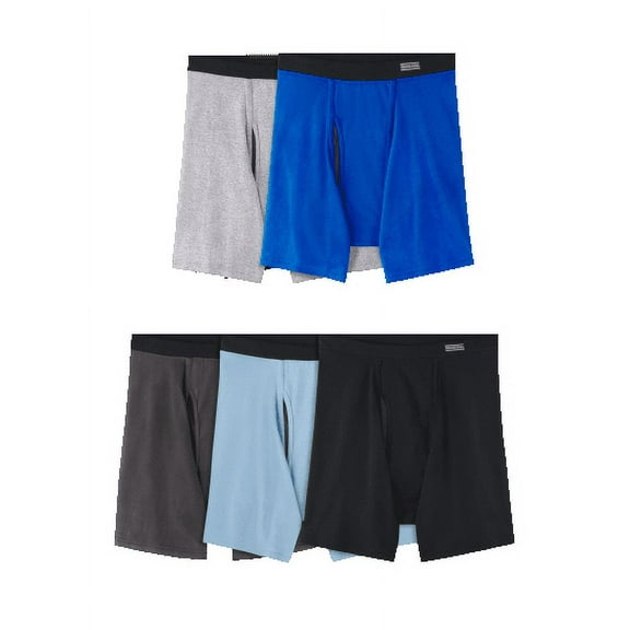 Fruit of the Loom Men's 8Pack Assorted ComfortSoft Boxer Briefs Underwear M