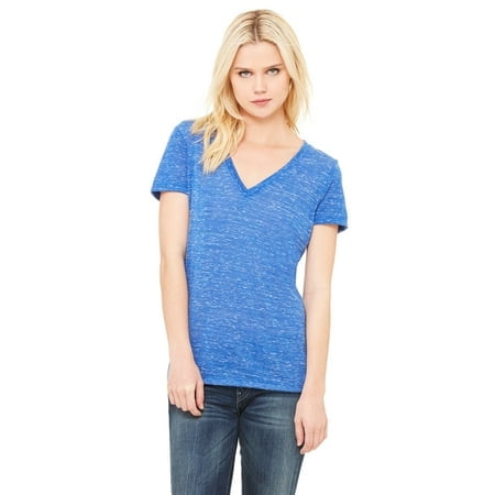Bella + Canvas Ladies' Jersey Short-Sleeve Deep V-Neck T-Shirt