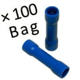 thumbnail image 2 of Bass Rockers 16-14 Gauge Blue Vinyl Butt Connectors (100pc), 2 of 3