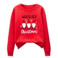 thumbnail image 4 of jsaierl Womens Christmas Sweatshirts Long Sleeve Gnomes Pattern Top Round Neck Sweatshirt Plus Size Pullover Christmas Gifts for Women, 4 of 5