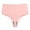 501_Pink, variant on Thongs for Women Plus Size High Waisted No Show Underwear Seamless Rise Panties Pink