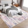 thumbnail image 1 of Boho Chic Lines Rugs, Soft Washable Print Area Rug, Non-Slip Foldable Floor Mat for Cozy Bedroom, Nursery, Dorm, Living Room and Office Decor, 1 of 7