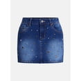 thumbnail image 6 of Madden NYC Women’s Grommet Mini Skort, Sizes XXS-XXL, 6 of 6