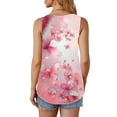 thumbnail image 4 of Goodeals Womens Tunic Tank Tops 2025 Cute Butterfly Sleeveless Shirts Pleated Square Neck Casual Top Loose Fit Summer Camisole Tees(Multicolor,XXXL), 4 of 6